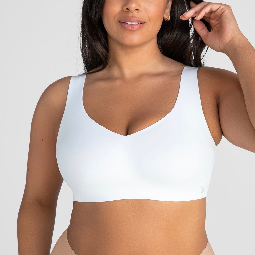 Honeylove Astral White SoftForm Pullover Wireless Bra Size‎ 1X